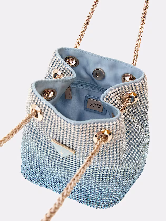 Zalina Rhinestone Mini Handbag - GUESS