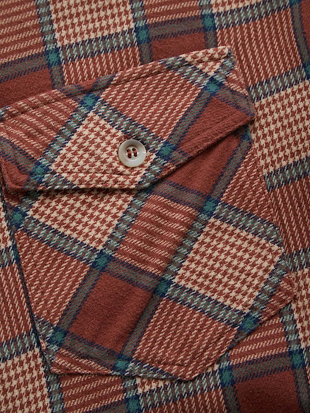 Regular fit flannel shirt - GUESS