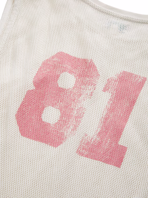 Back print tank top - GUESS