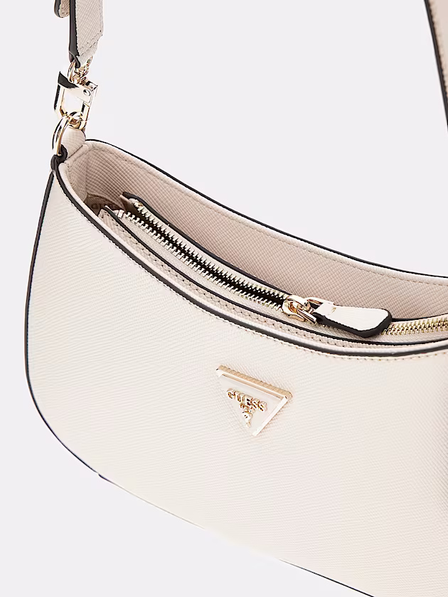 Noelle Saffiano Shoulder Bag - GUESS