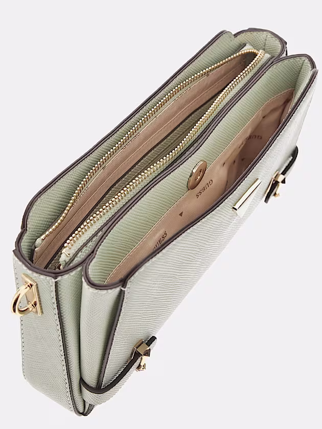 Rosalba Saffiano Mini Crossbody - GUESS