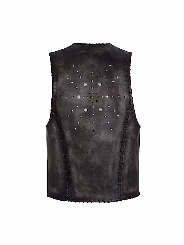 Leather vest - GUESS
