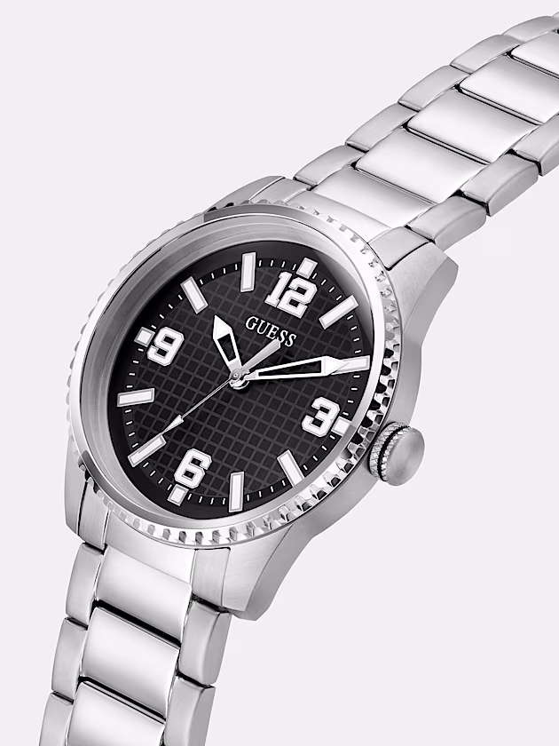 Stainless Steel analogue watch 42 mm - GUESS