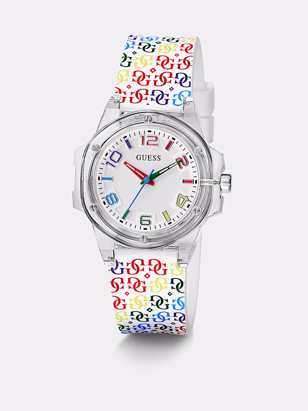 Silicone analogue watch 34 mm - GUESS