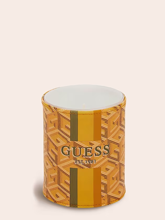 Small G cube candle - GUESS