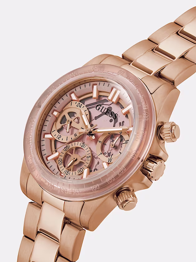 Multi-function steel watch - GUESS