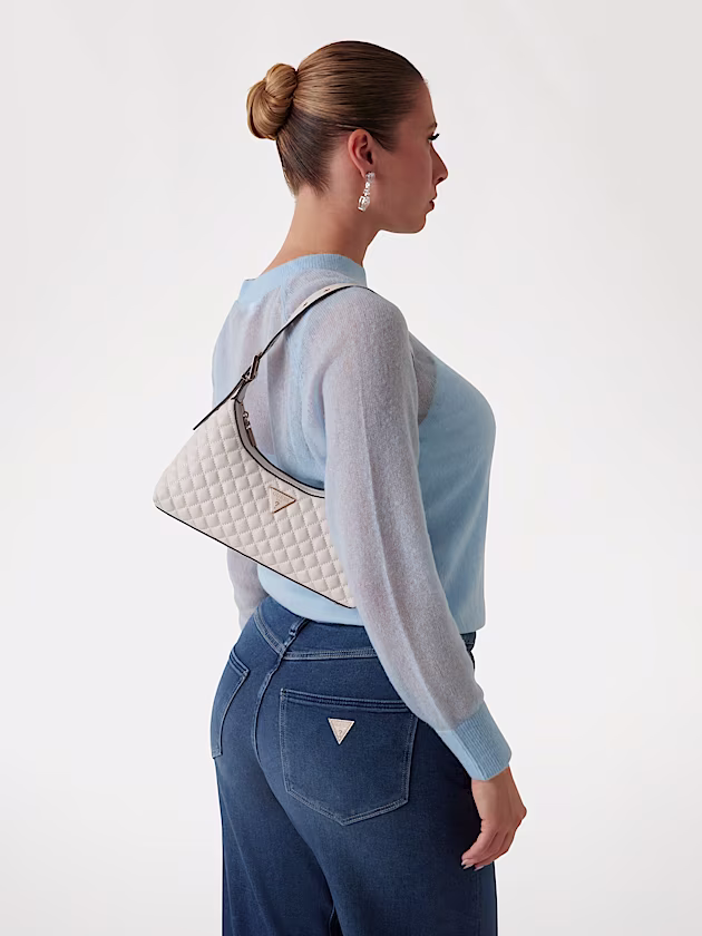 Eco Rianee quilted shoulder bag - GUESS