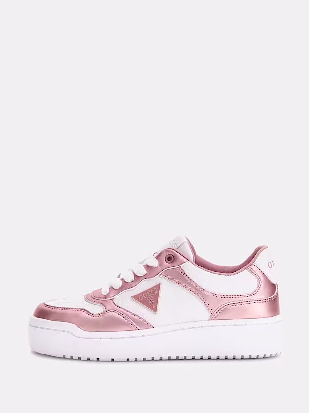Miriam triangle logo sneaker - GUESS