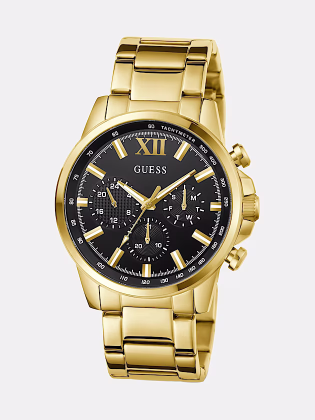 Stainless Steel analogue watch 44 mm - GUESS