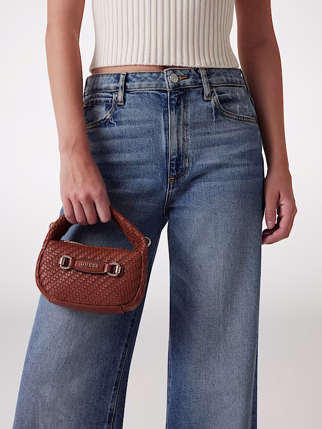 Francy woven mini hobo - GUESS