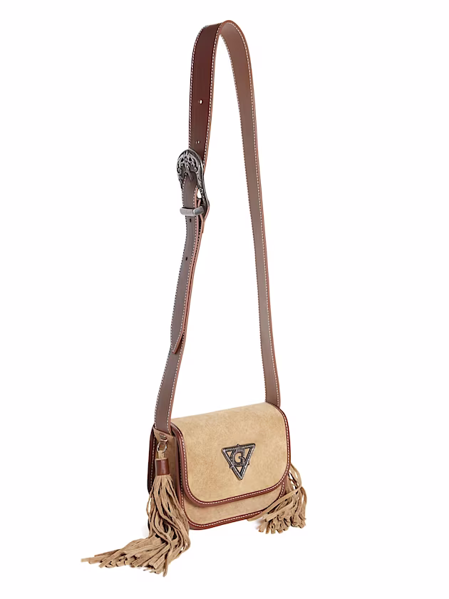 Mini fringes shoulder bag - GUESS