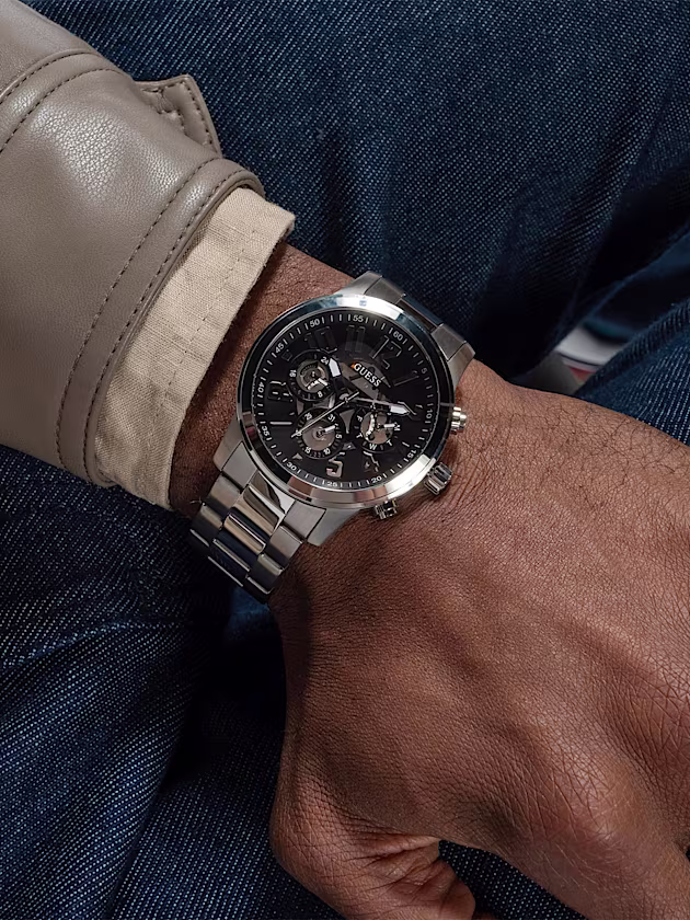 Multi-function watch with speedometer - GUESS