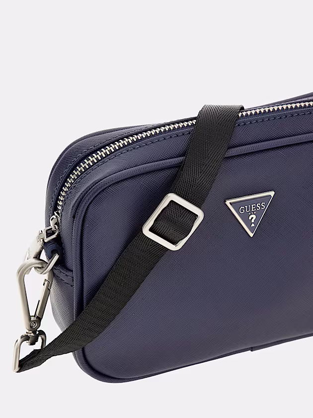 Certosa Saffiano Smart Mini Crossbody Bag - GUESS
