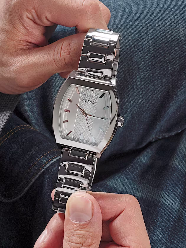 Stainless steel analogue watch - GUESS