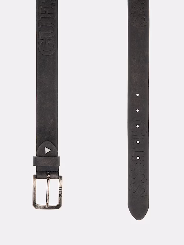 Coimbra genuine leather belt - GUESS