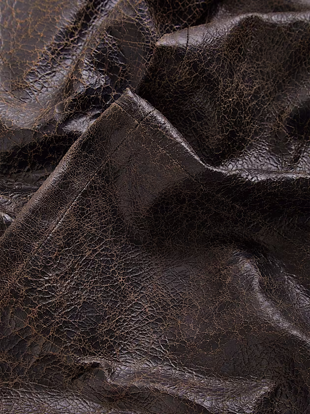 Leather regular pant - GUESS