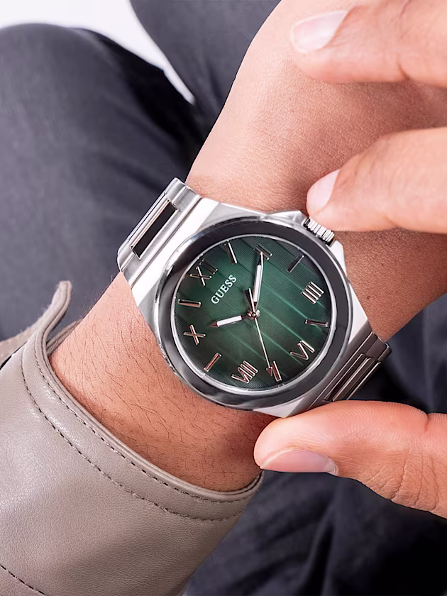 Stainless Steel analogue watch - GUESS