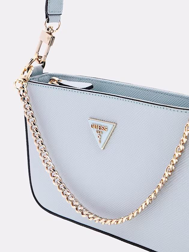 Noelle Saffiano Shoulder Bag - GUESS