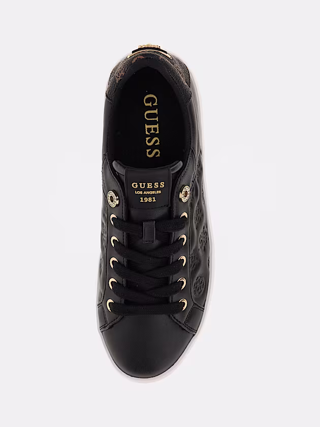 Ronii debossed 4G peony logo sneaker - GUESS