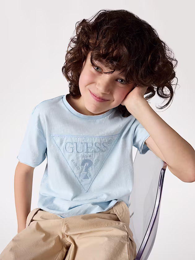 Triangle logo t-shirt - GUESS