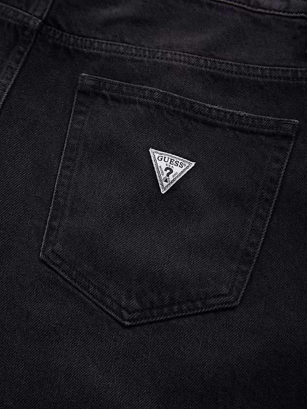 Mid rise denim shorts - GUESS