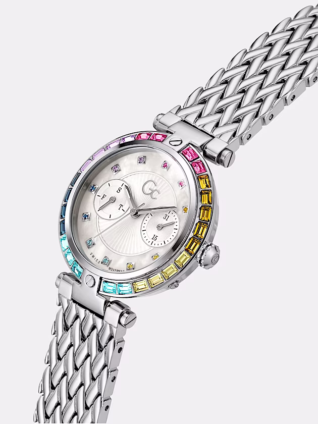 GC stainless steel quartz watch - GUESS