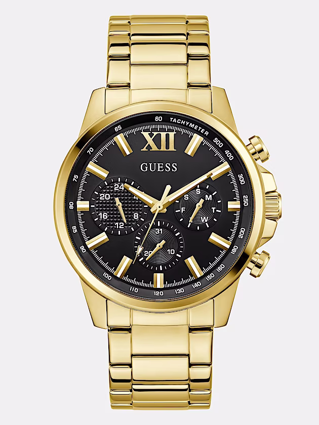 Stainless Steel analogue watch 44 mm - GUESS