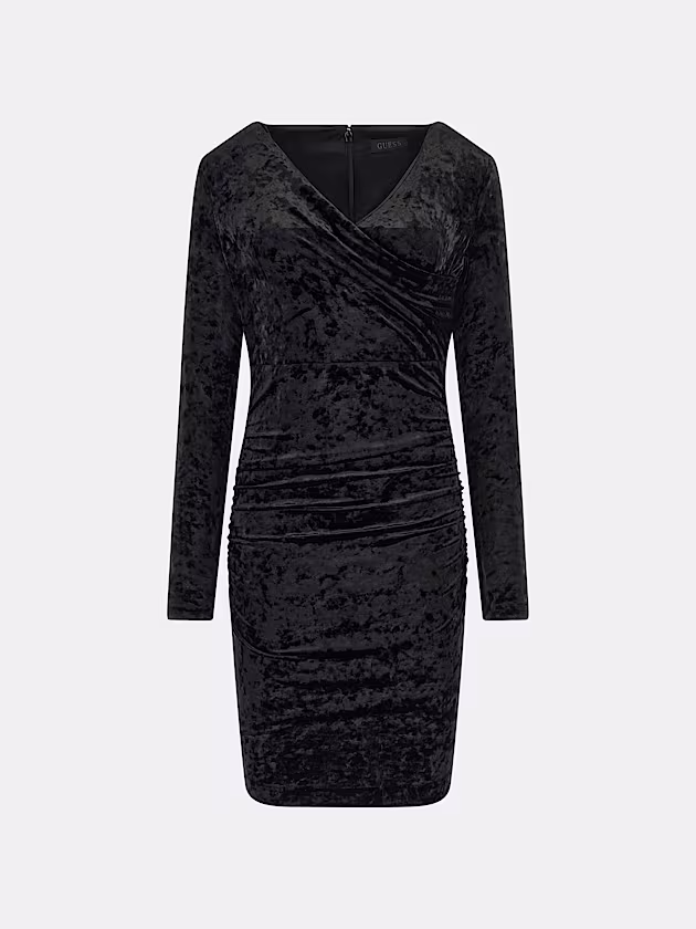 Bodycon velvet mini dress - GUESS