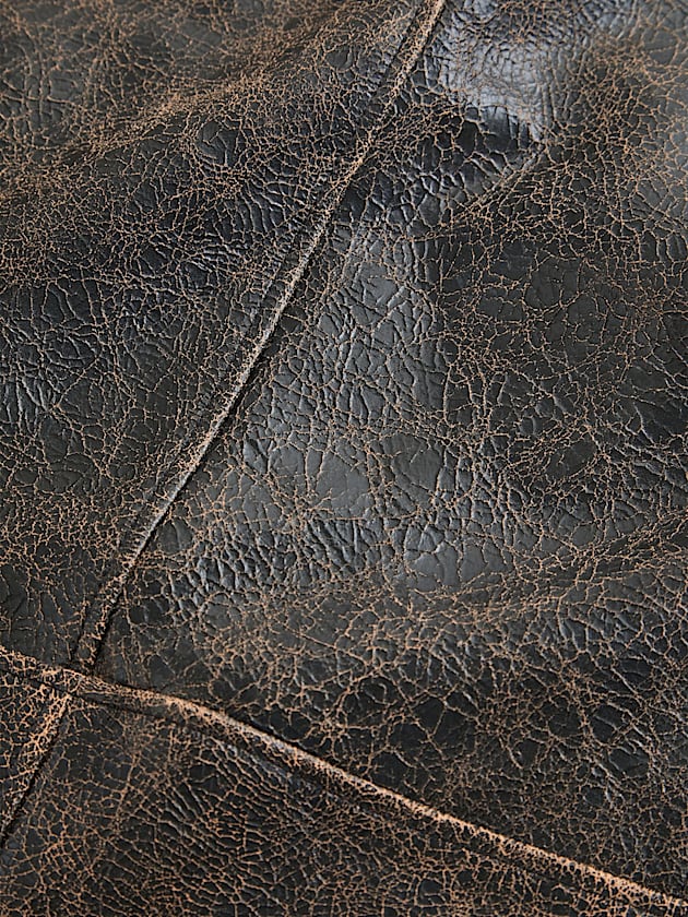 Crackle leather jacket - GUESS