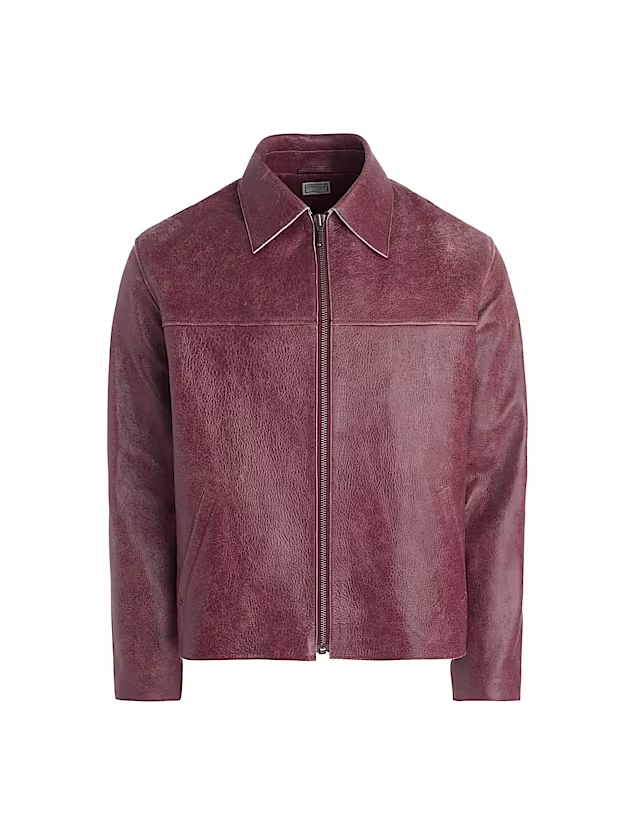 Genuine leather jacket - GUESS