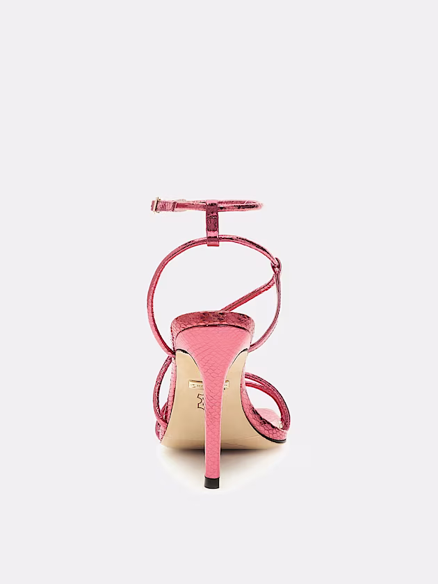 Marciano lamé strappy stilettos - GUESS