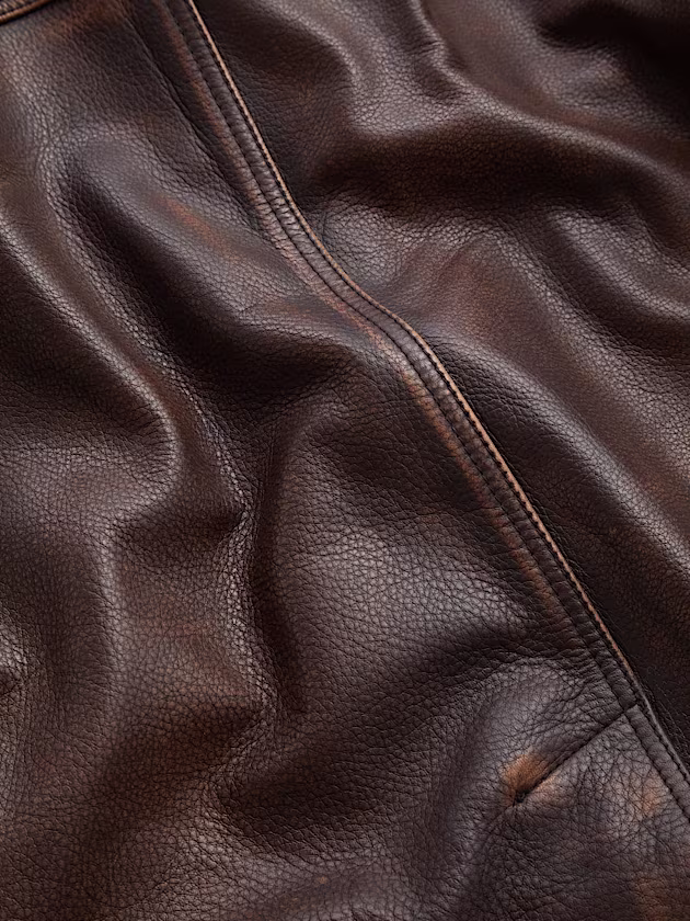 Genuine leather jacket - GUESS