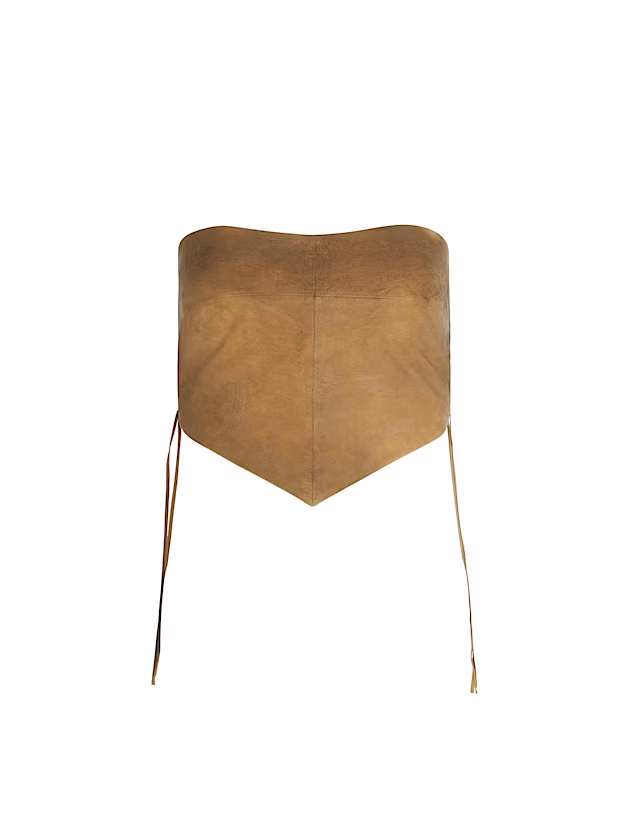 Suede bandeau top - GUESS