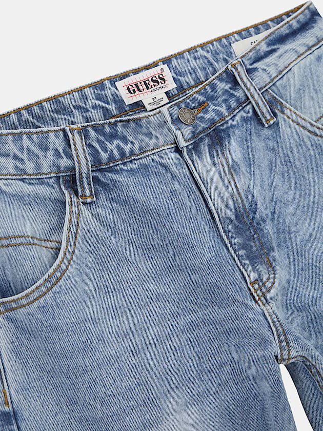 High rise relaxed denim pant - GUESS