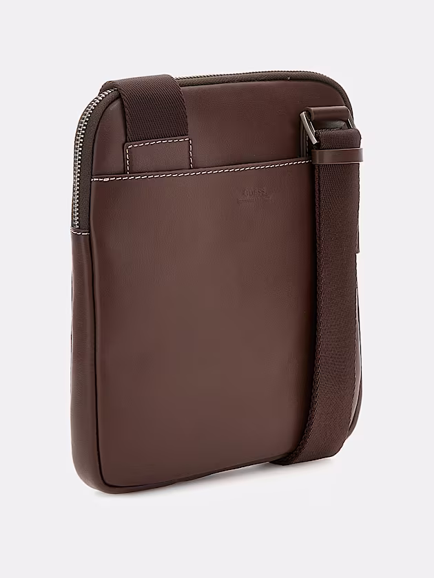 Firenze genuine leather mini crossbody - GUESS