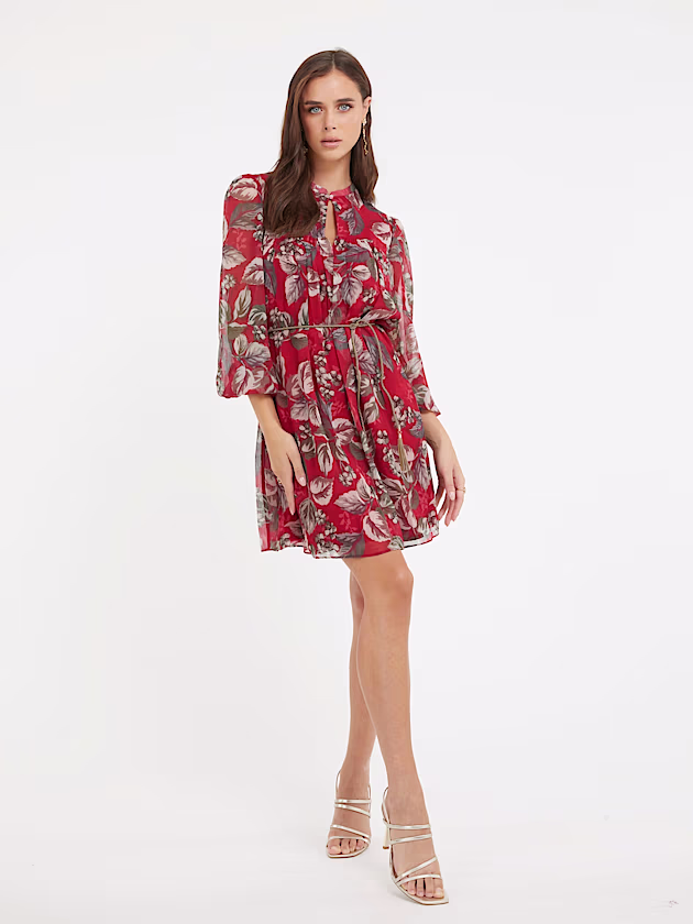 All over print dress - GUESS
