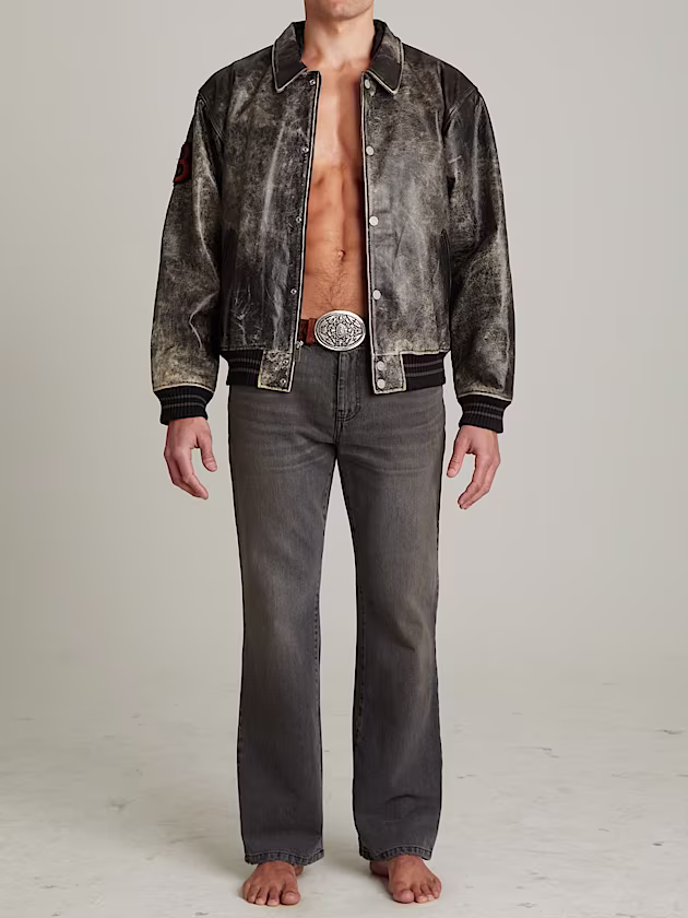 Vintage Denim Straight Jeans - GUESS