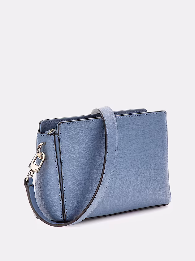 Nastra stitch-detail mini crossbody - GUESS