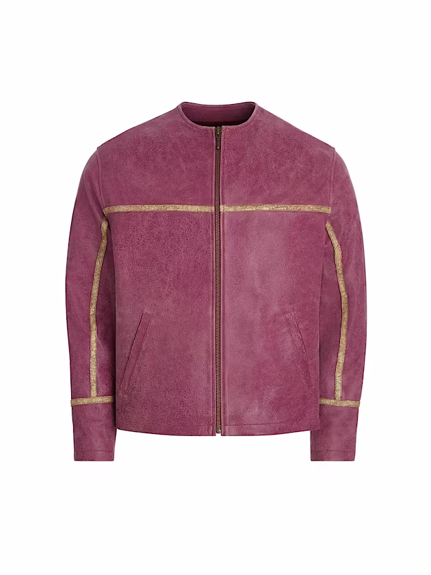 Crackle leather jacket - GUESS