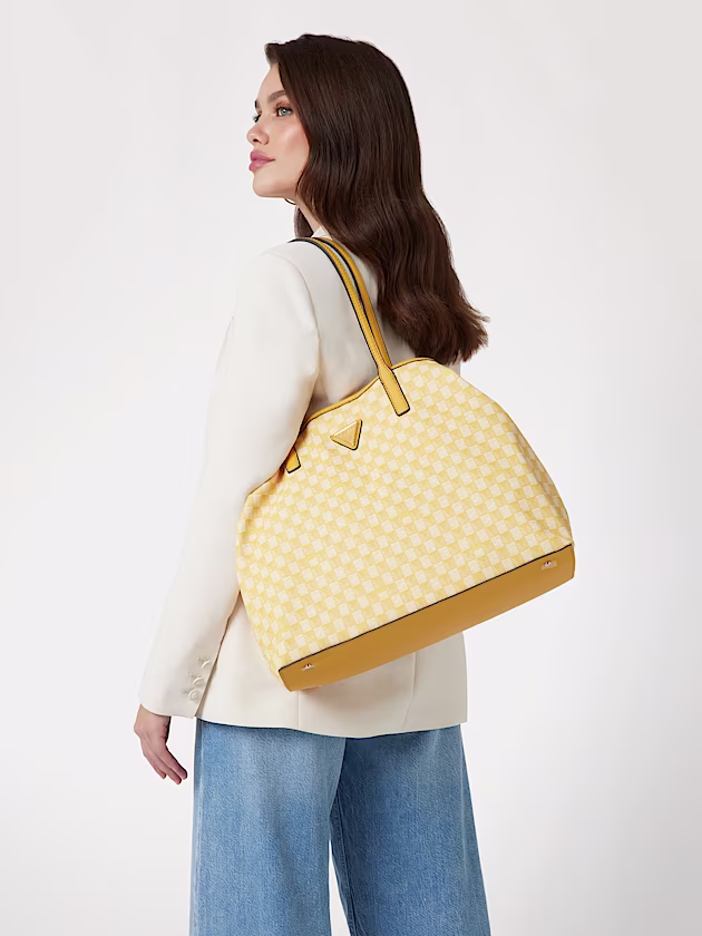 G Wave geometric-print shopper - GUESS