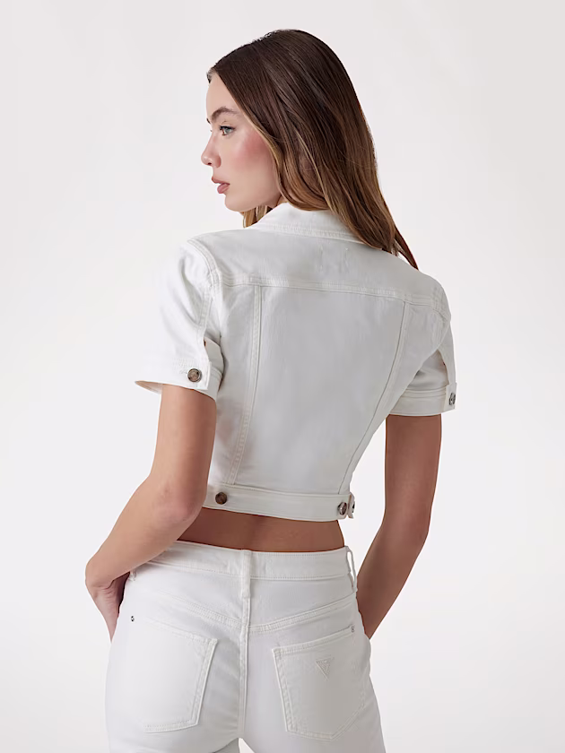 Cropped denim jacket - GUESS