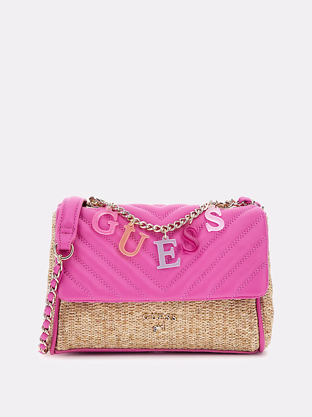 Straw crossbody bag - GUESS
