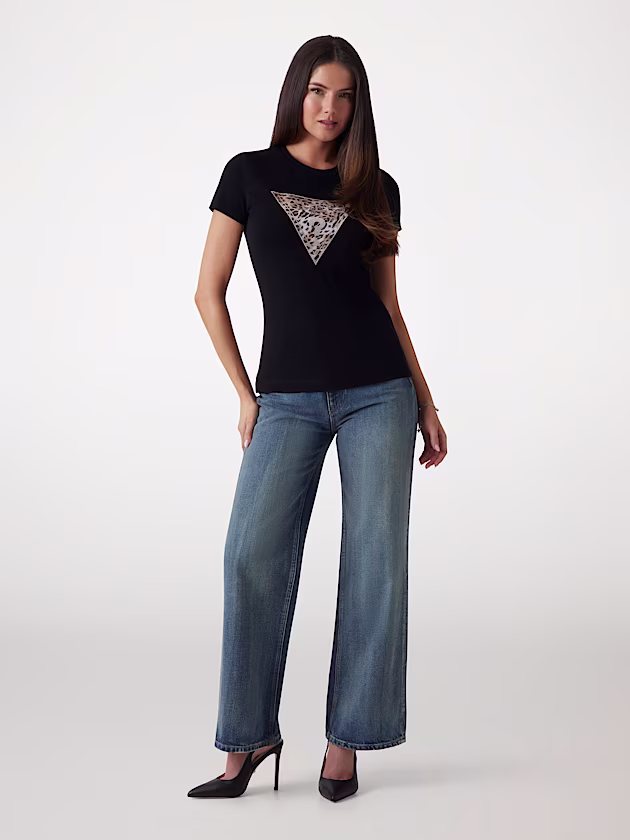 Triangle logo T-shirt - GUESS