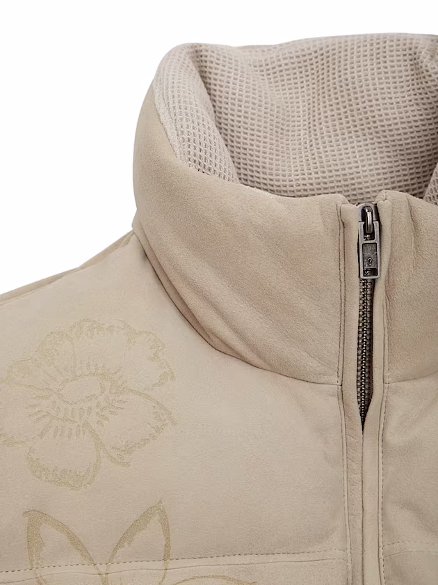 Suede Puffer Jacket - GUESS