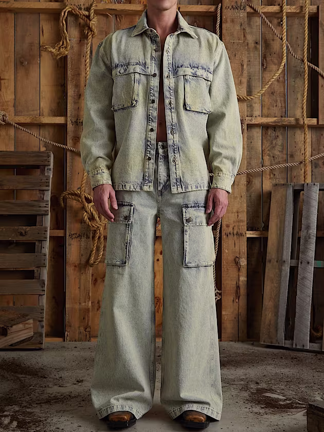 Regular fit denim shirt - GUESS