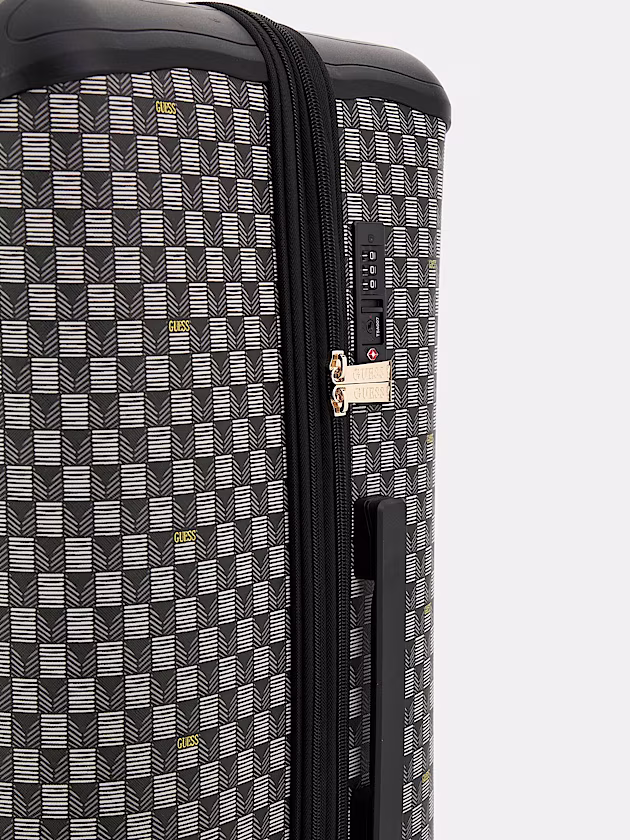 Wilder Logo Jet Set large trolley - GUESS