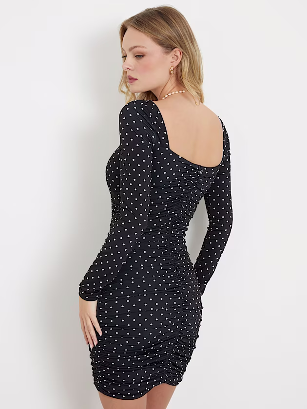 Polka dots mini dress - GUESS