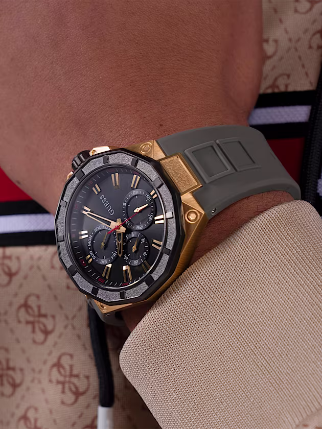 Silicone multi-function watch - GUESS