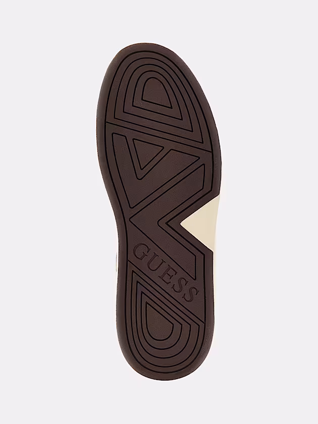 Vincent leather-blend sneaker - GUESS