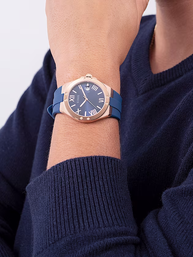 Silicone calendar watch - GUESS